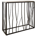 Uttermost Reed Travertine Console Table