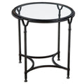 Uttermost 24469 Samson 25 X 25 End Table Black Steel