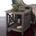 Uttermost 24263 Spiro End Table Natural Wood