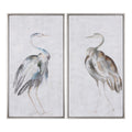 Uttermost Summer Birds Framed Art Set Of 2 Multi Color