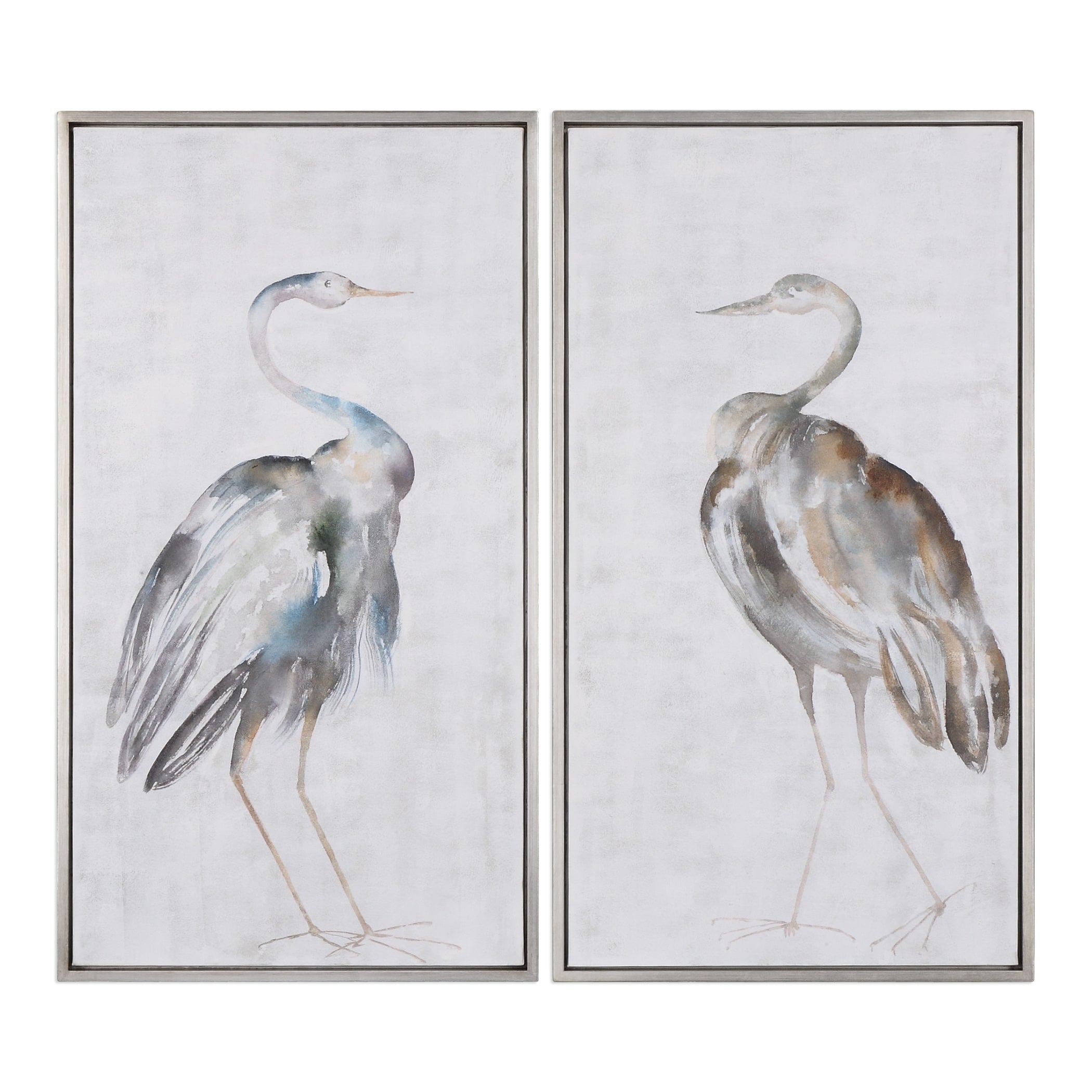 Uttermost Summer Birds Framed Art Set Of 2 Multi Color