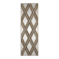 Uttermost 04116 Tahira 24 Inch Wide Rectangular Framed Flat Mirror By Grace Feyo Ivory Gray