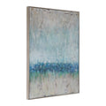 Uttermost Tidal Wave Silver Abstract Art Grey Multi Color