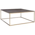 Uttermost 25370 Trebon 38 Long Faux Shagreen Stingray Overlay Wrapped Charcoal Gray