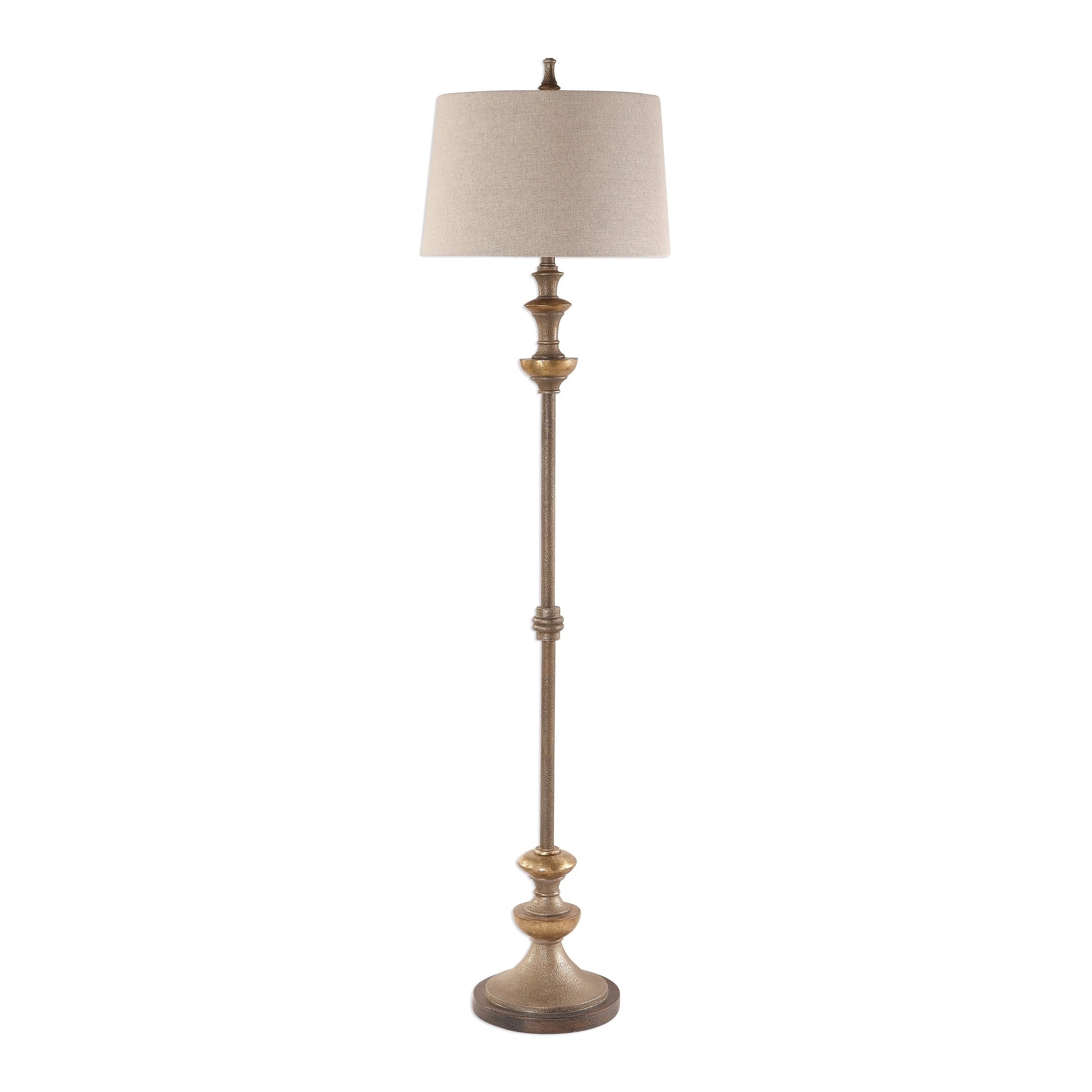 Uttermost Vetralla Silver Bronze 1 Light Floor Lamp