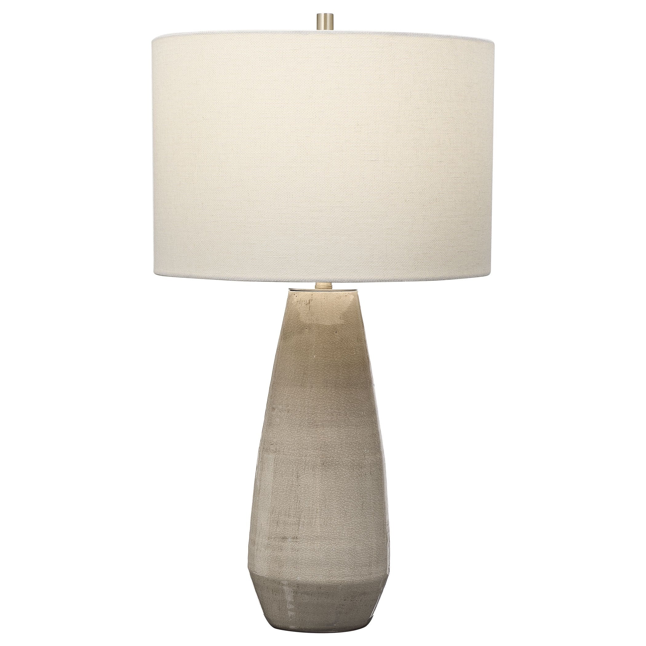 Uttermost Volterra Taupe Grey Table Lamp