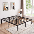 Vecelo Bed Frames Queen Size Metal Platform Beds Mattress Replacement