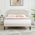 Vecelo Modern Fabric Adjustable Headboard Queen Full Twin Size