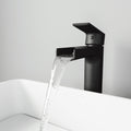 Vigo Amada Matte Black Vessel Bathroom Faucet