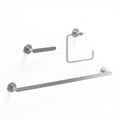 Vigo Arden 3 Piece Bathroom Hardware Accessory Set With 24 In. Towel Bar Toilet Paper Holder Hand Towel Holder
