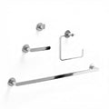 Vigo Arden 4 Piece Bathroom Hardware Accessory Set With 24 In. Towel Bar Toilet Paper Holder Hand Towel Holder Hook