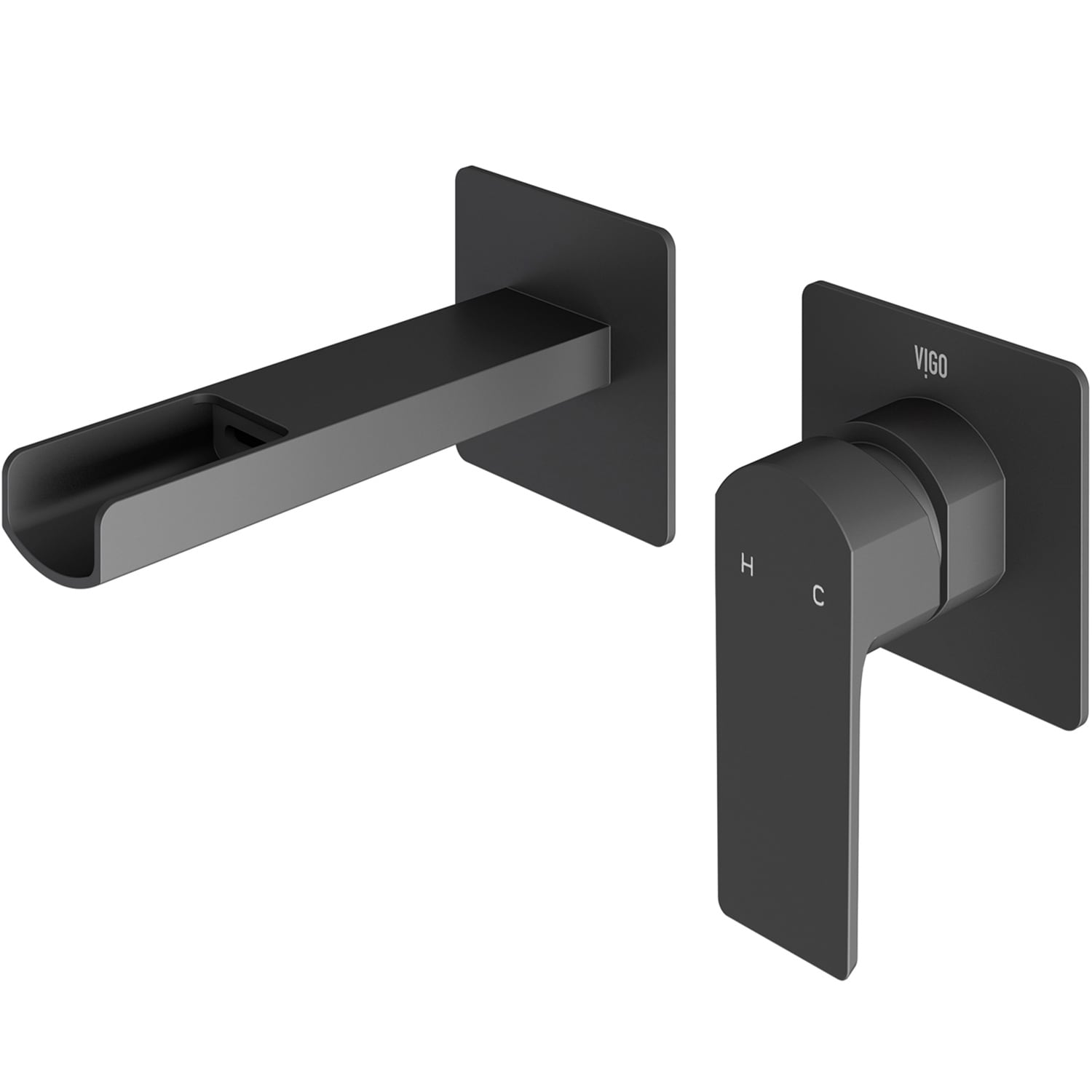 Vigo Atticus Chrome Wall Mount Bathroom Faucet