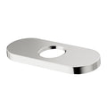 Vigo Brushed Nickel 4 Inch Bathroom Deck Plate