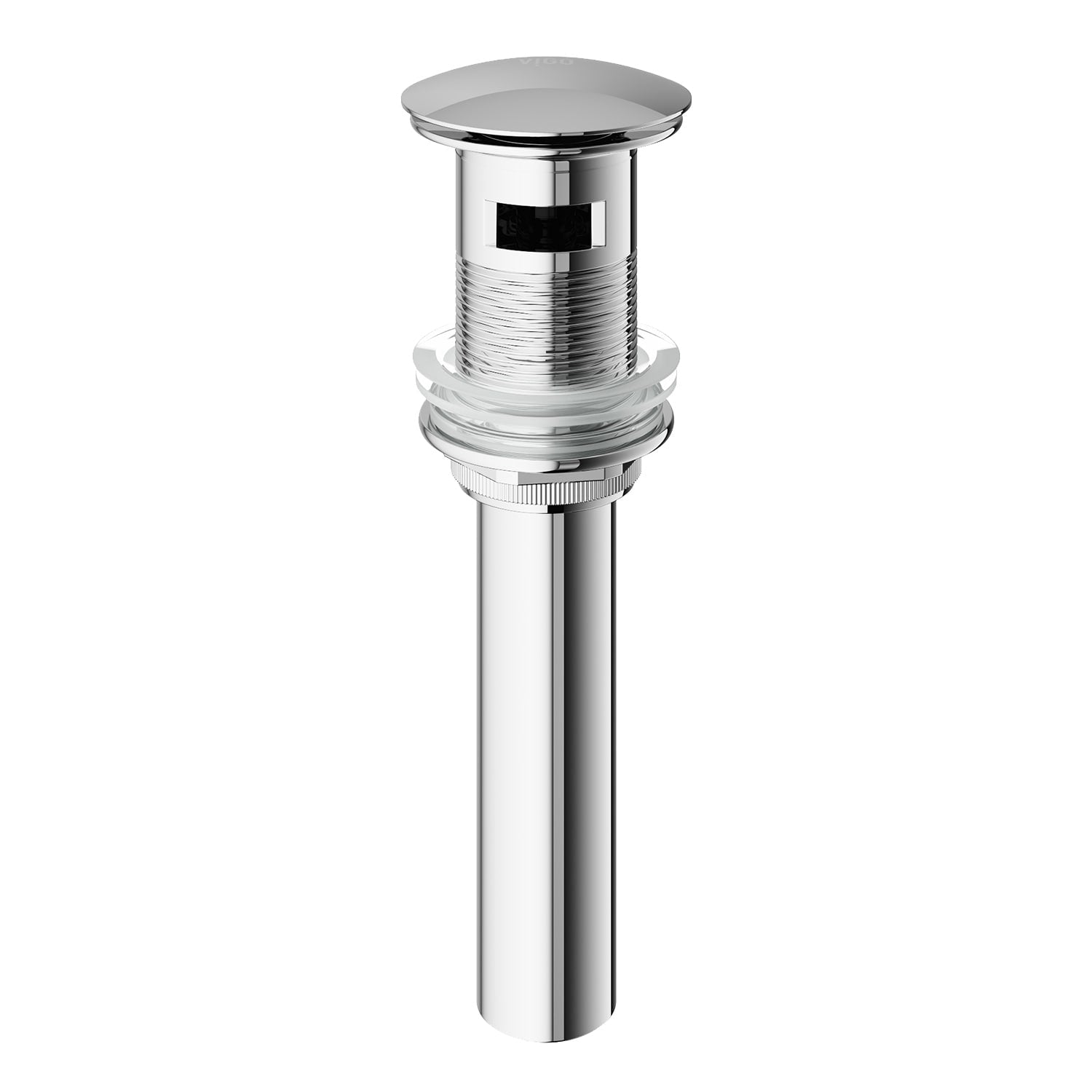 Vigo Chrome Bathroom Sink Pop Up Drain With Overflow
