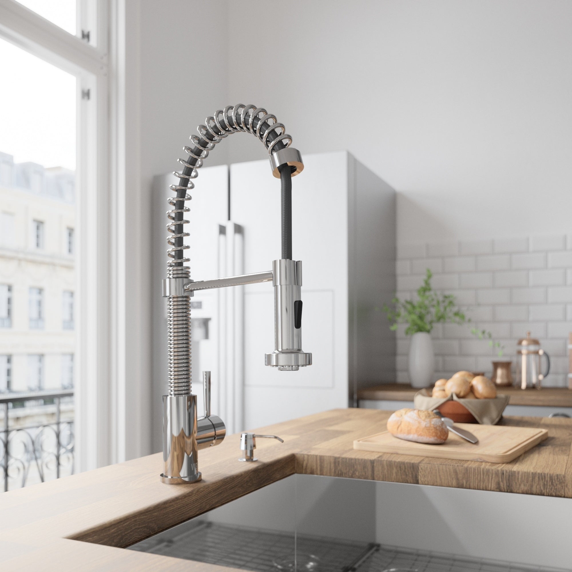 Vigo Chrome Kitchen Soap Dispenser