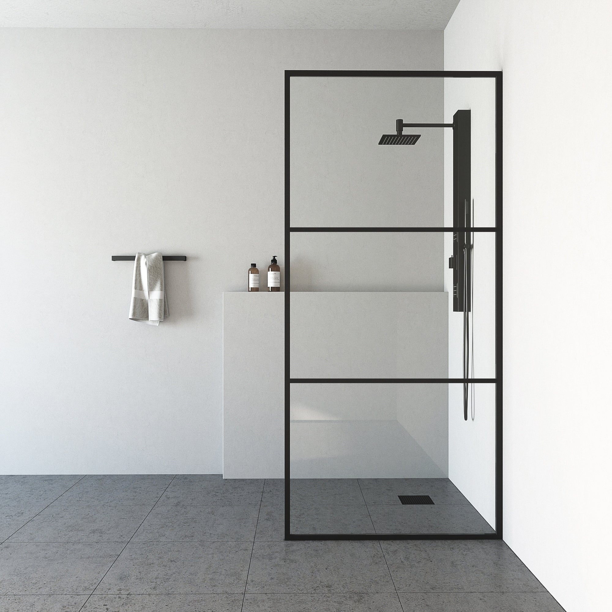 Vigo Divide Fixed Frame Shower Screen