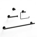 Vigo Elan 4 Piece Bathroom Hardware Accessory Set With 24 In. Towel Bar Toilet Paper Holder Hand Towel Holder Hook