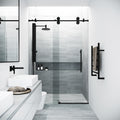 Vigo Elan Clear Adjustable Frameless Sliding Shower Door