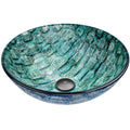 Vigo Russet Glass Vessel Bathroom Sink