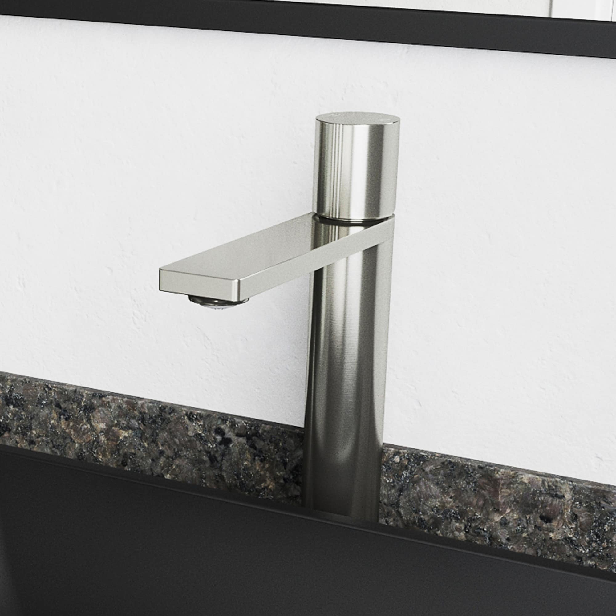 Vigo Gotham 1 Handle Single Hole Vessel Bathroom Faucet In Matte Brushed Gold