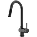 Vigo Gramercy Matte Black Pull Down Kitchen Faucet