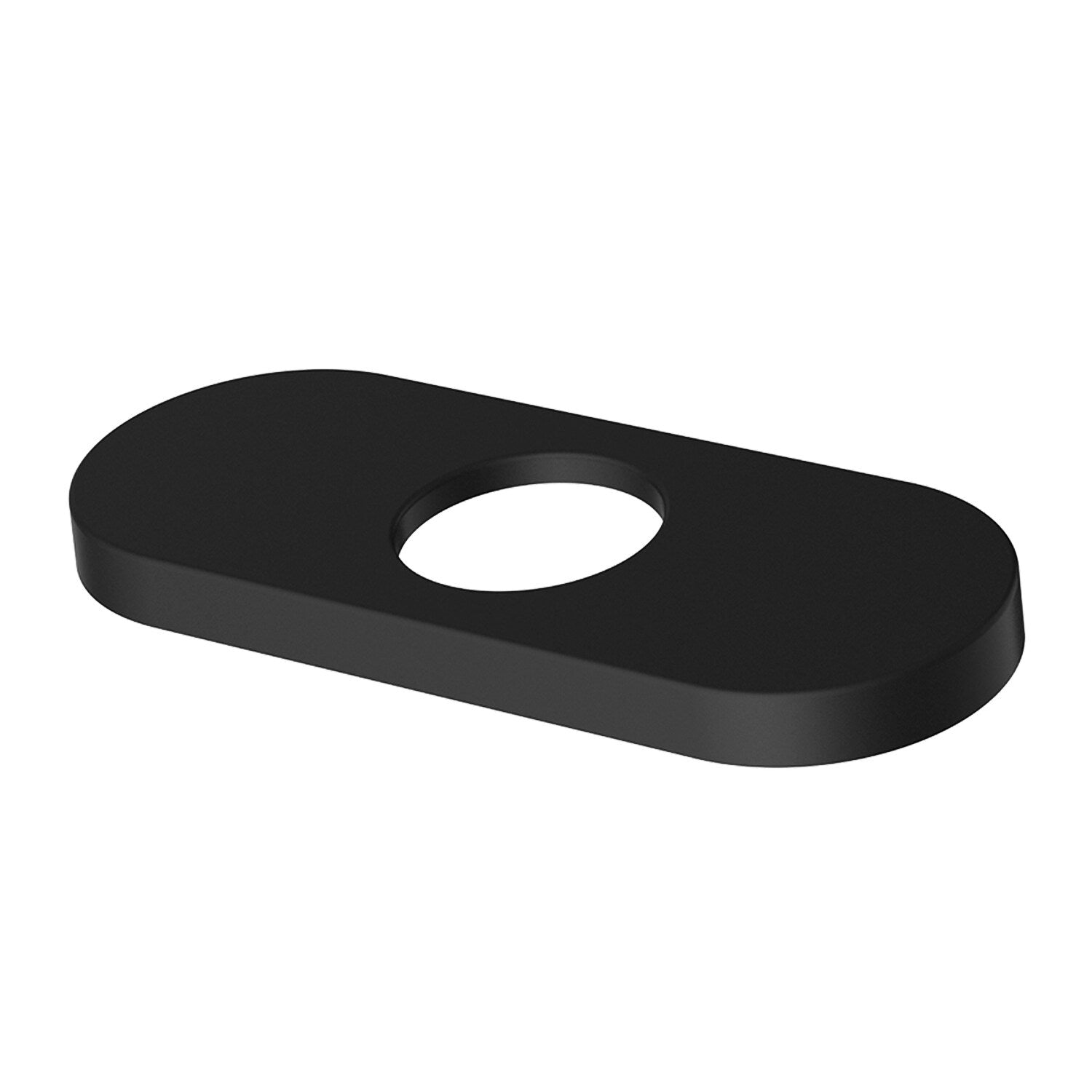 Vigo Matte Black 4 Inch Bathroom Deck Plate