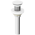 Vigo Matte White Vessel Bathroom Sink Pop Up Drain And Mounting Ring