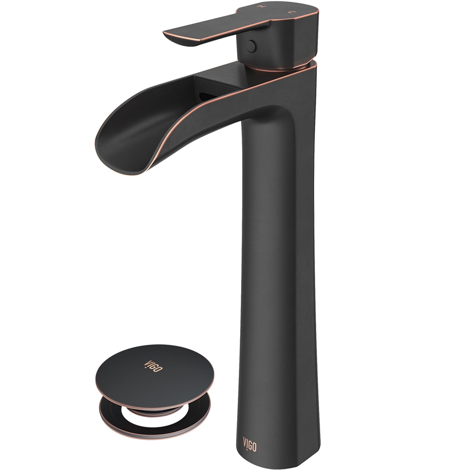 Vigo Niko Brushed Nickel Vessel Bathroom Faucet