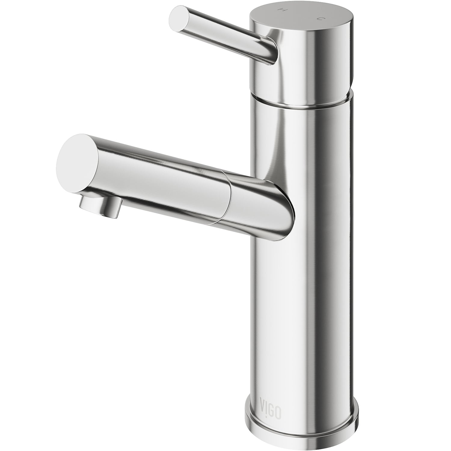 Vigo Noma Brushed Nickel Single Hole Bathroom Faucet
