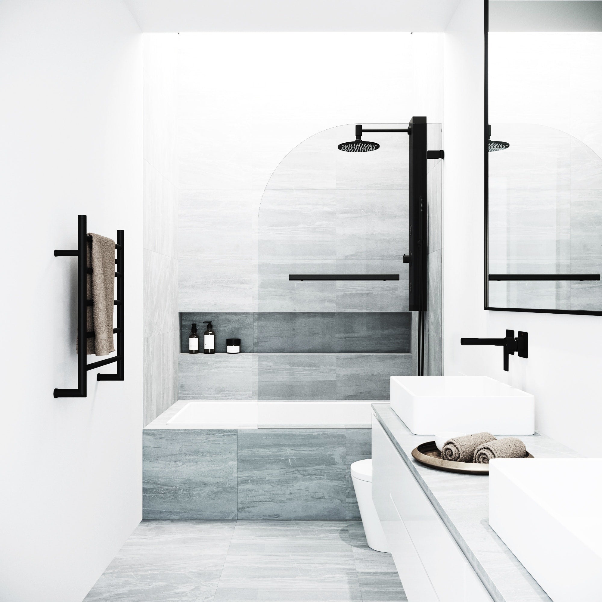 Vigo Orion Clear Bathtub Door