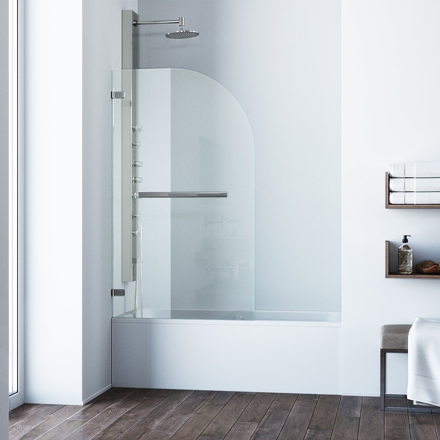 Vigo Orion Clear Bathtub Door