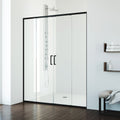 Vigo Paloma 56 To 60 In. W X 74 In. H Semi Frameless Double Sliding Shower Door With Clear Tempered Glass