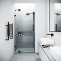 Vigo Pirouette Clear Adjustable Frameless Pivot Shower Door