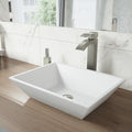 Vigo Vinca Matte Stone Vessel Bathroom Sink And Duris Vessel Faucet
