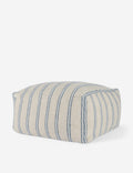 Maite Indoor / Outdoor Pouf, 24in x 24in, Natural