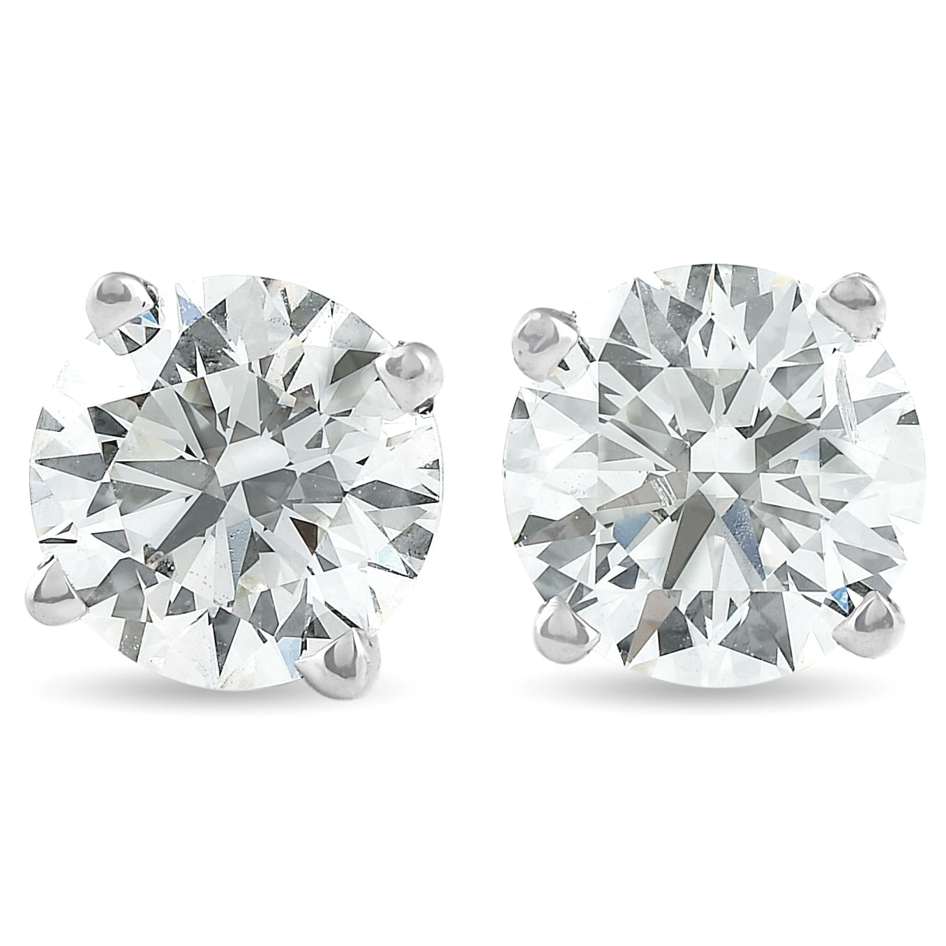 Vs Platinum 1 1 2Ct Lab Grown Diamond Studs
