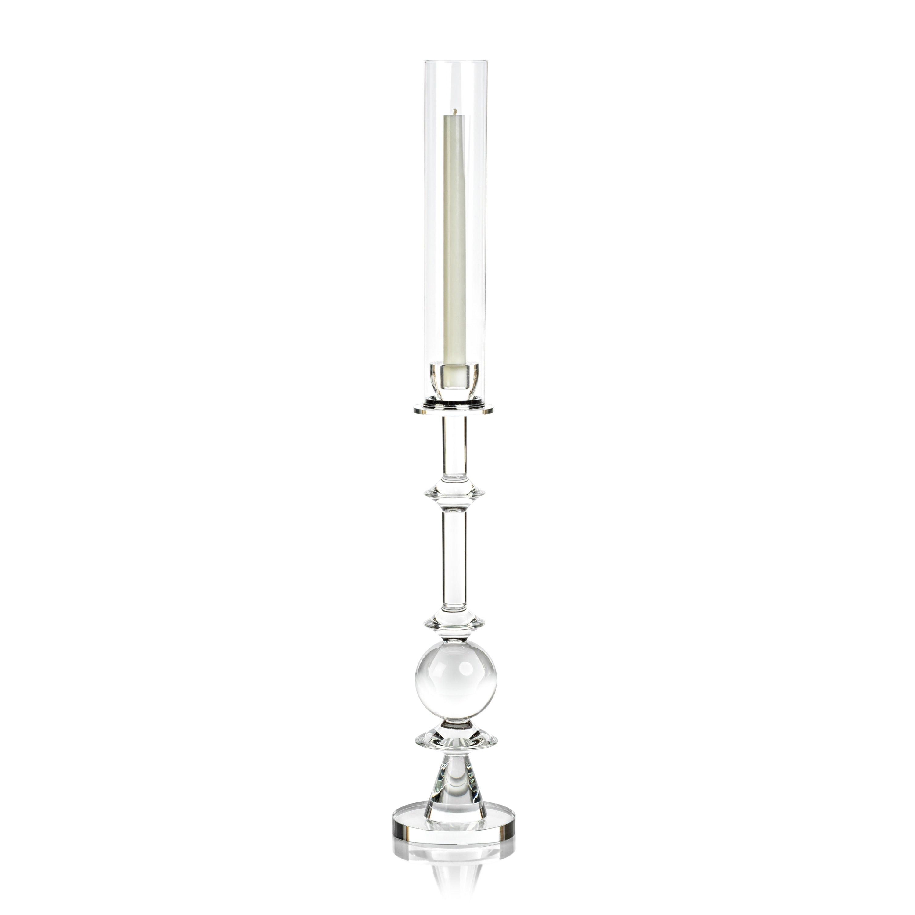 Vadim Crystal Glass Candle Holder
