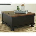 Signature Design By Ashley Valebeck Square Lift Top Cocktail Table