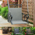 International Caravan Valencia Resin Wicker Hanging Single Porch Swing