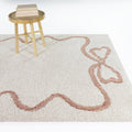 Valentina Bows Border Area Rug