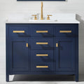 Valentino 42 Single Vanity In Blue