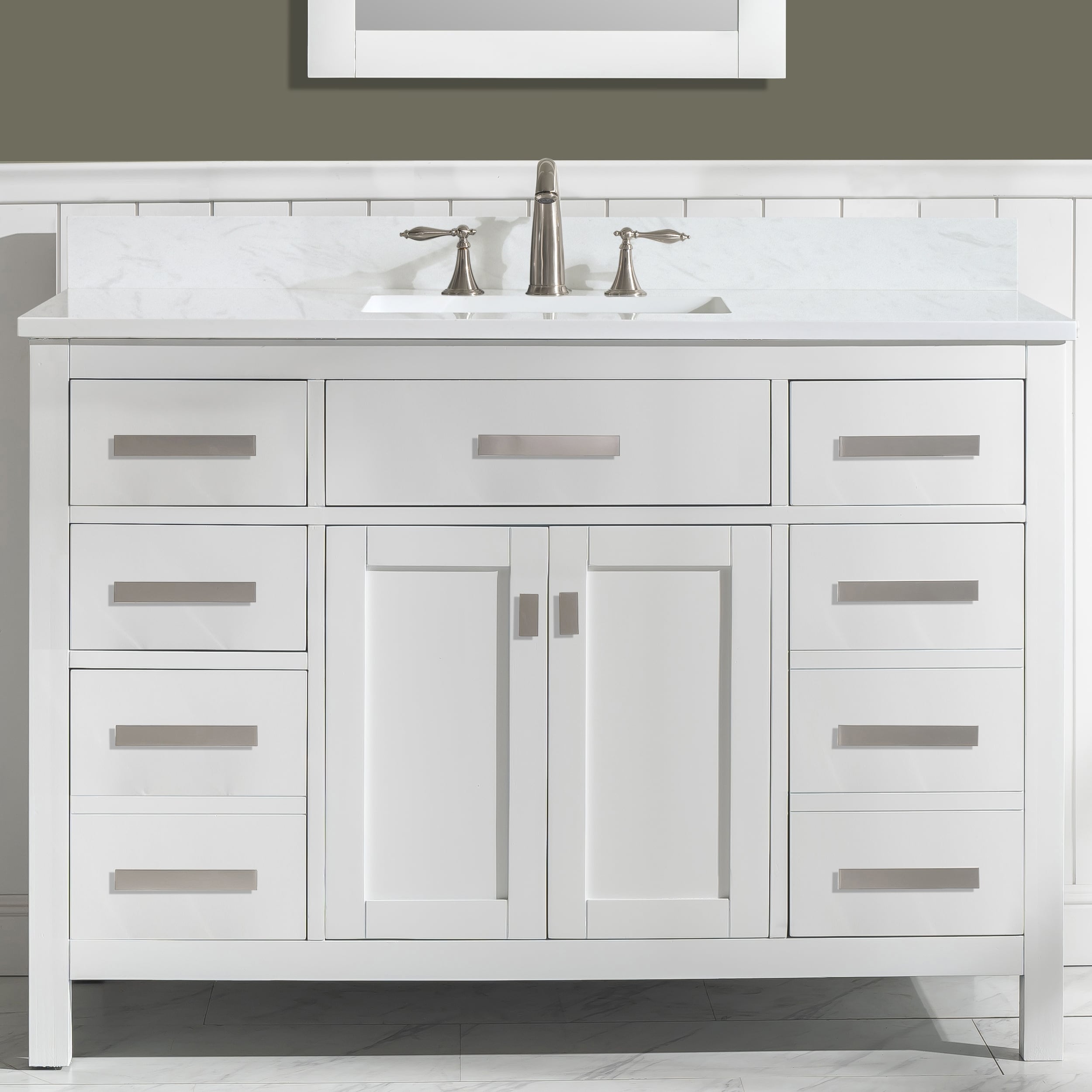 Valentino 48 Single Vanity In White