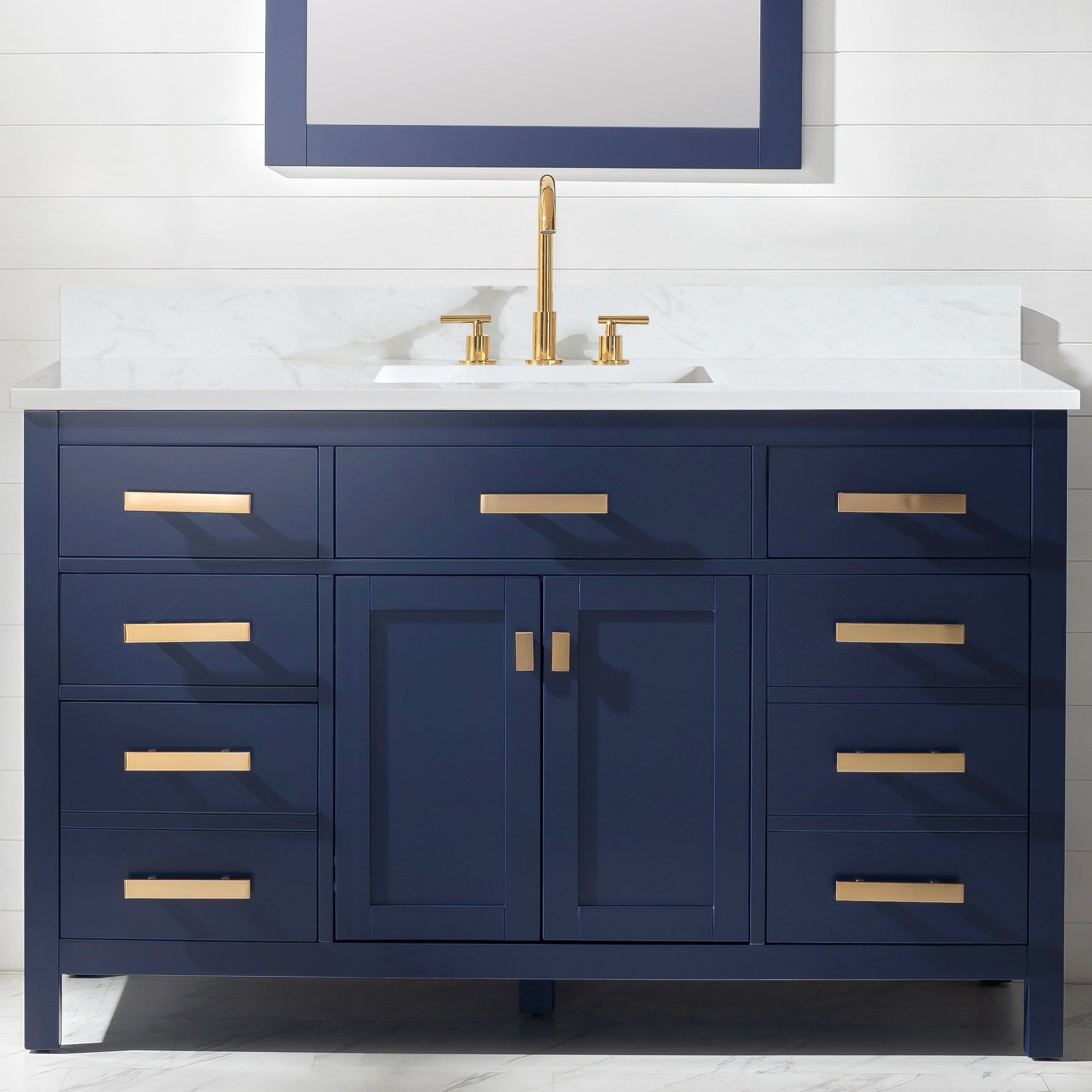 Valentino 54 Single Vanity In Blue