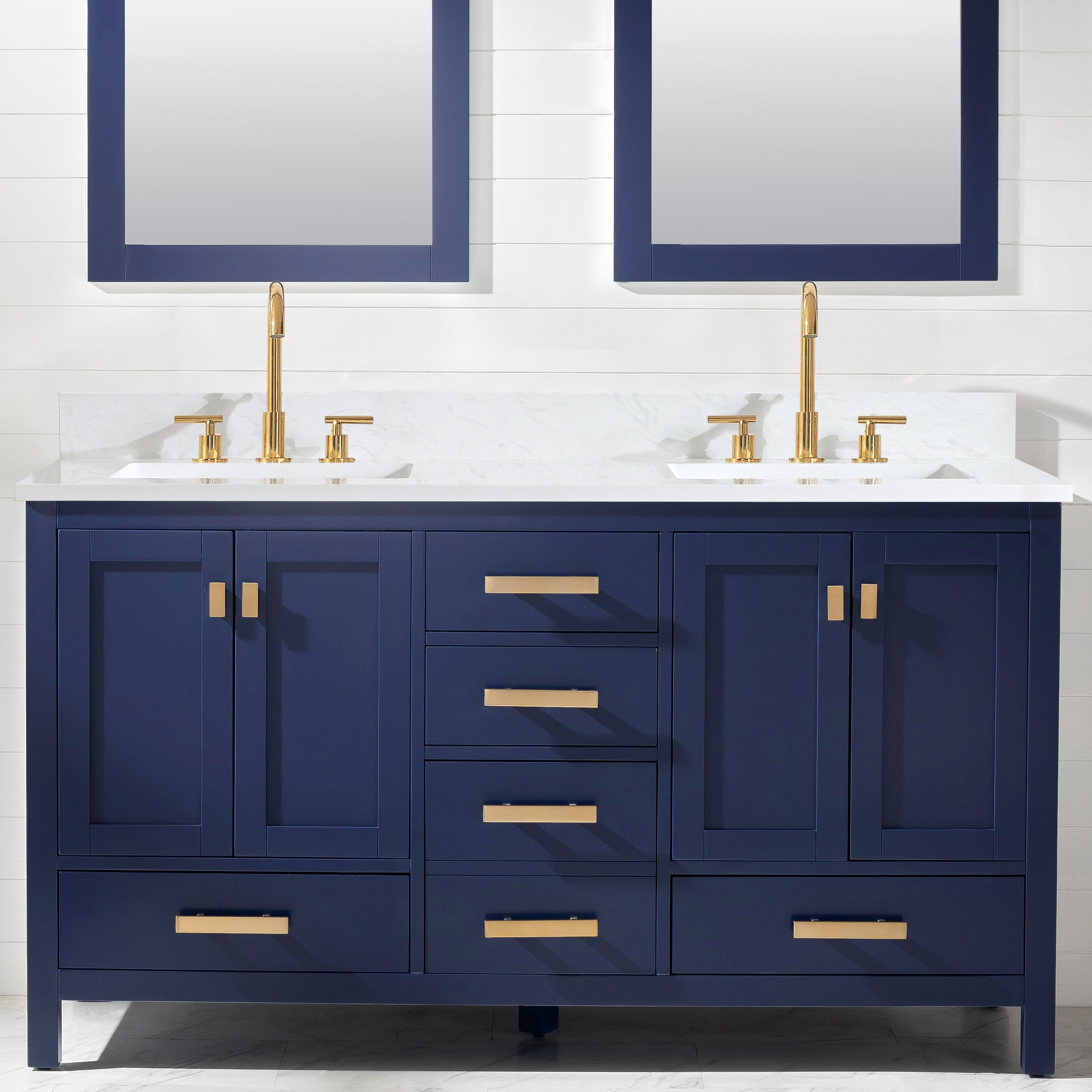 Valentino 60 Single Vanity In Blue