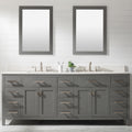 Valentino 84 Double Vanity In Gray