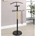 Valet Stand Contemporary Metal Organizer Stand With Tray For Essentials