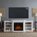 Valmont Electric Entertainment Fireplace White By Real Flame