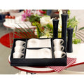 Vanilla Fare Espresso Cup W Tray Set 6