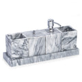 Vanity 5 Piece Marble Cloud Grey Set