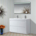 Vanity Art 48 Inch Double Sink Bathroom Vanity With Resin Top